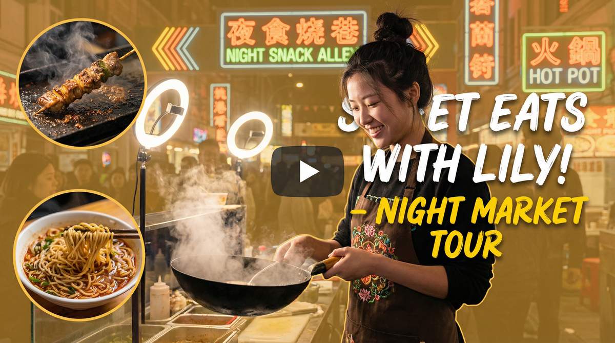 青柠视频夜市美食视频